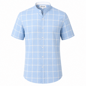 Zakarya Classic Sky Blue Grid Shirt